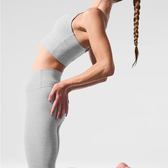 ALO alosoft high waist 7/8 Gray Leggings - Picture 5 of 5